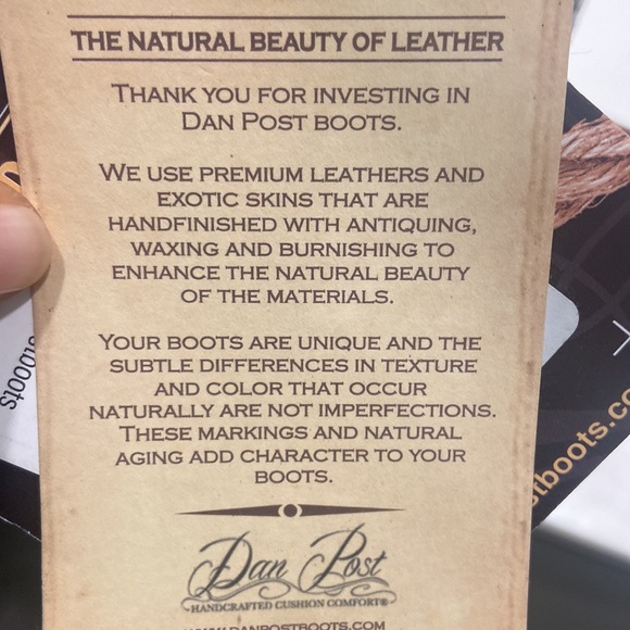 🤩HP🤩 Ladies Dan Post Boots NWT Size 8.5 - Picture 4 of 11